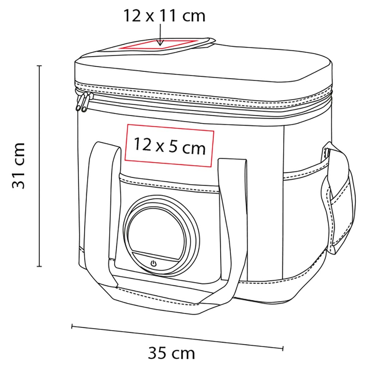 Hielera con Bocina Bluetooth Desprendible para Aventura al Aire Libre - Image 3