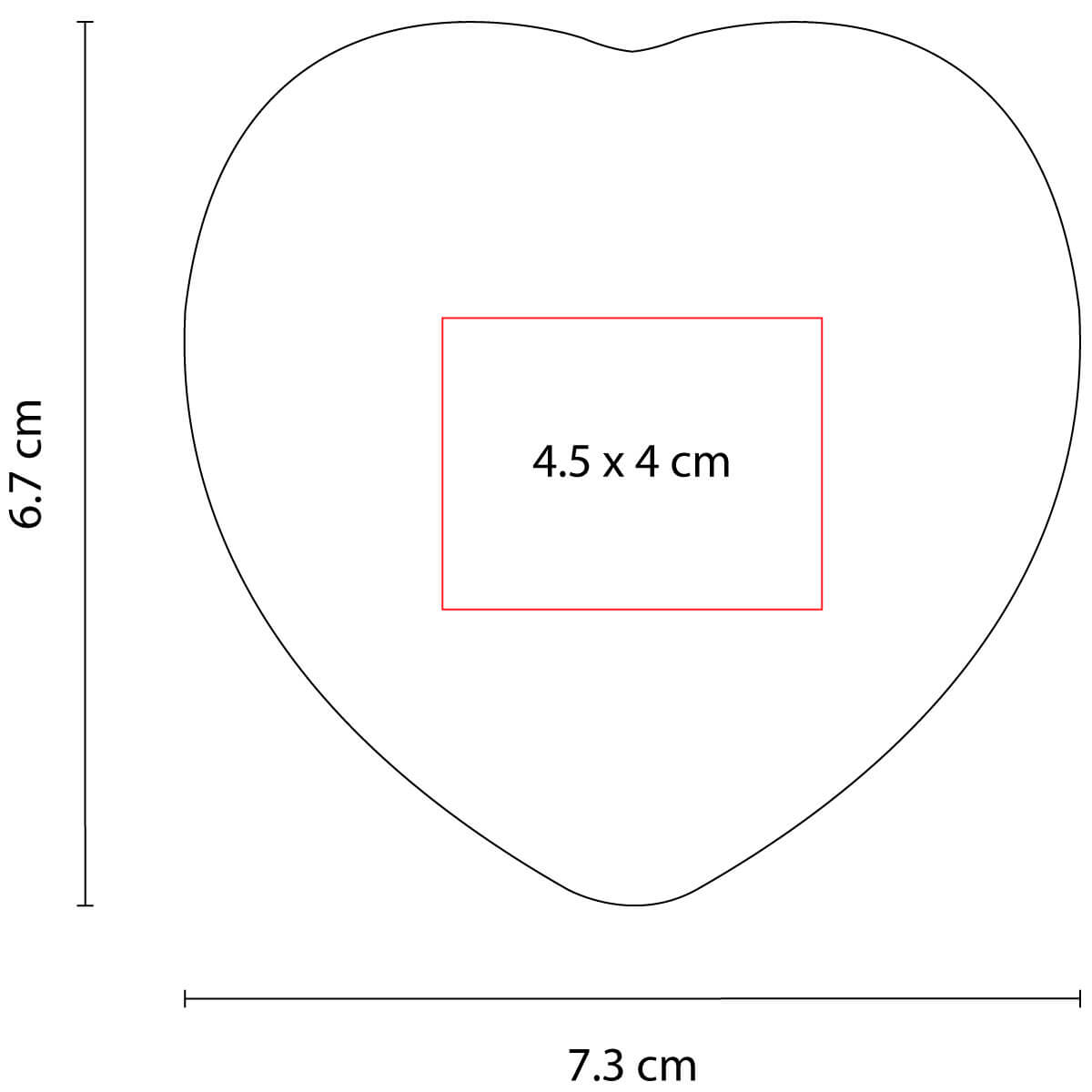 Pelota Antiestrés en Forma de Corazón Personalizable con Impresión - Image 3