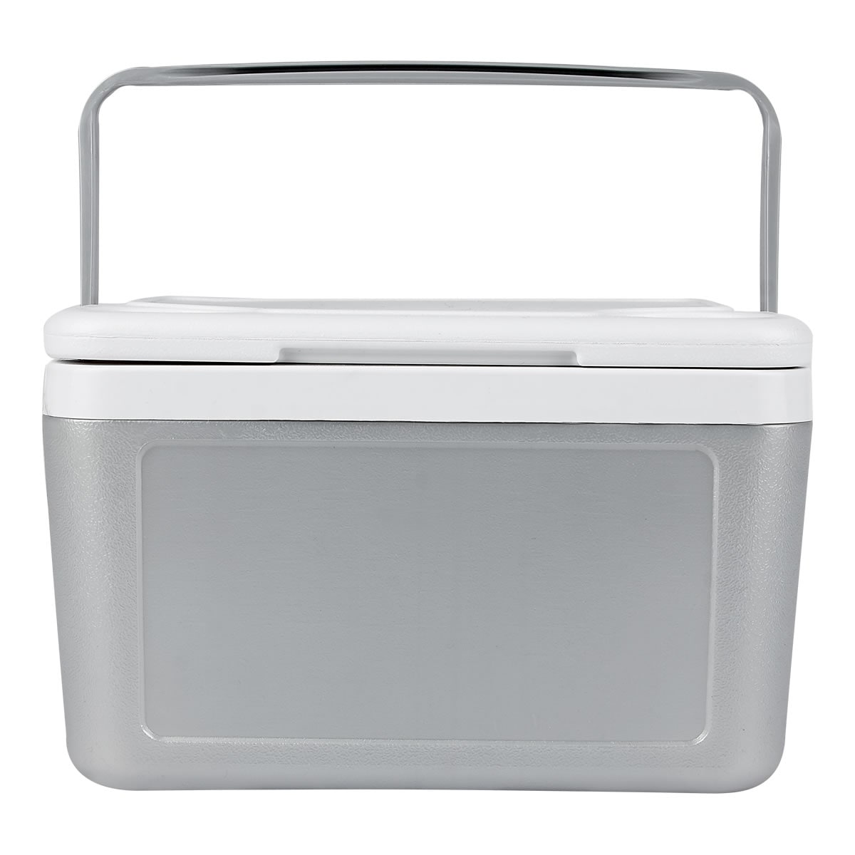 Hielera Portátil de Plástico Gris con Serigrafía - Ideal para Eventos y Picnics - Image 2
