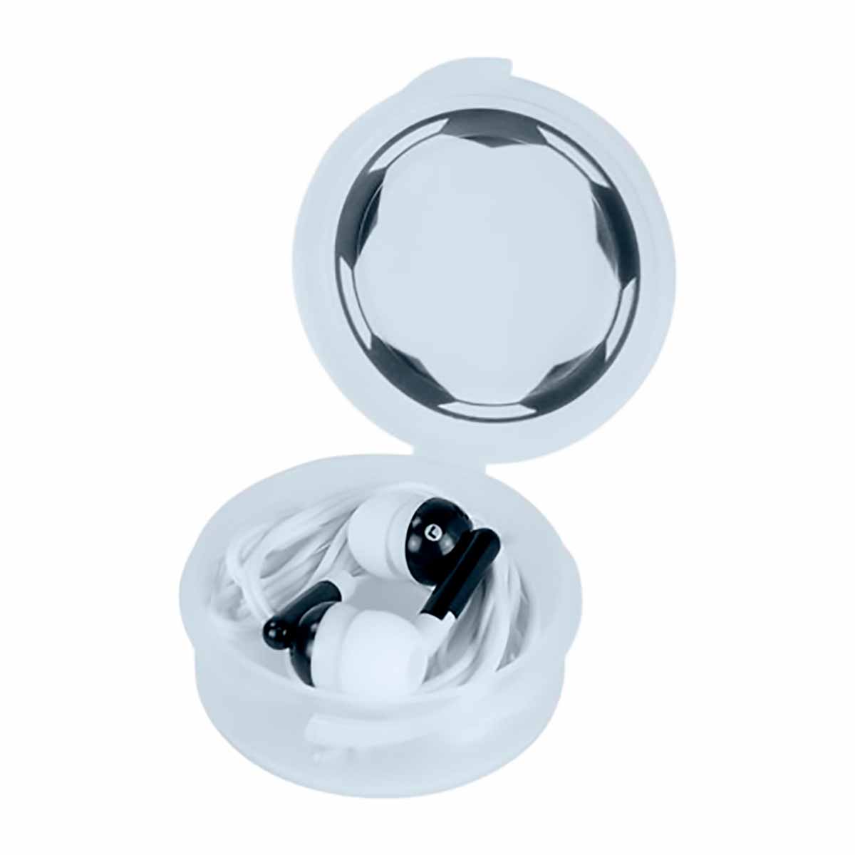 Auriculares Promocionales con Estuche Redondo Personalizado - Image 2