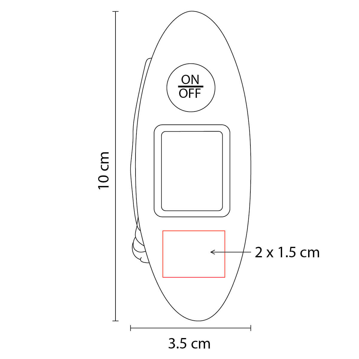 Báscula Compacta de Viaje con Impresión Personalizada - Image 4