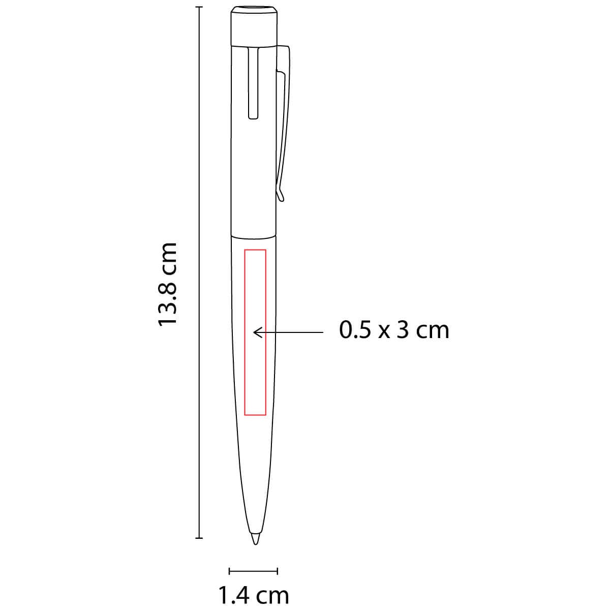 Bolígrafo Metálico con USB de 8GB para Grabado y Serigrafía - Image 4