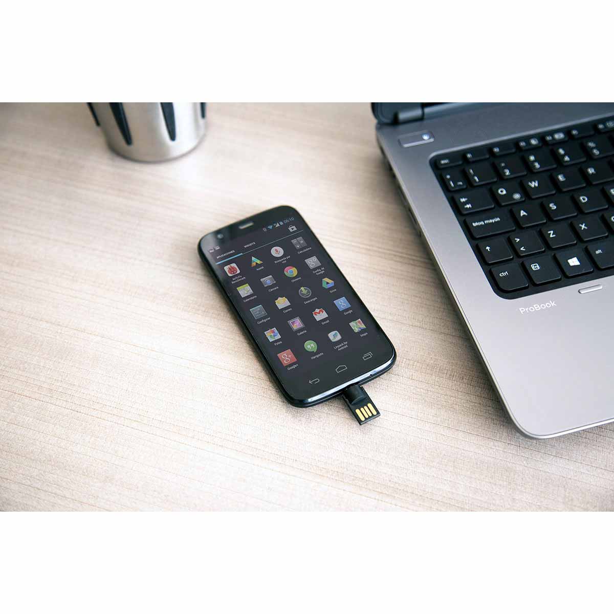 Bolígrafo Metálico con USB de 8GB para Grabado y Serigrafía - Image 5