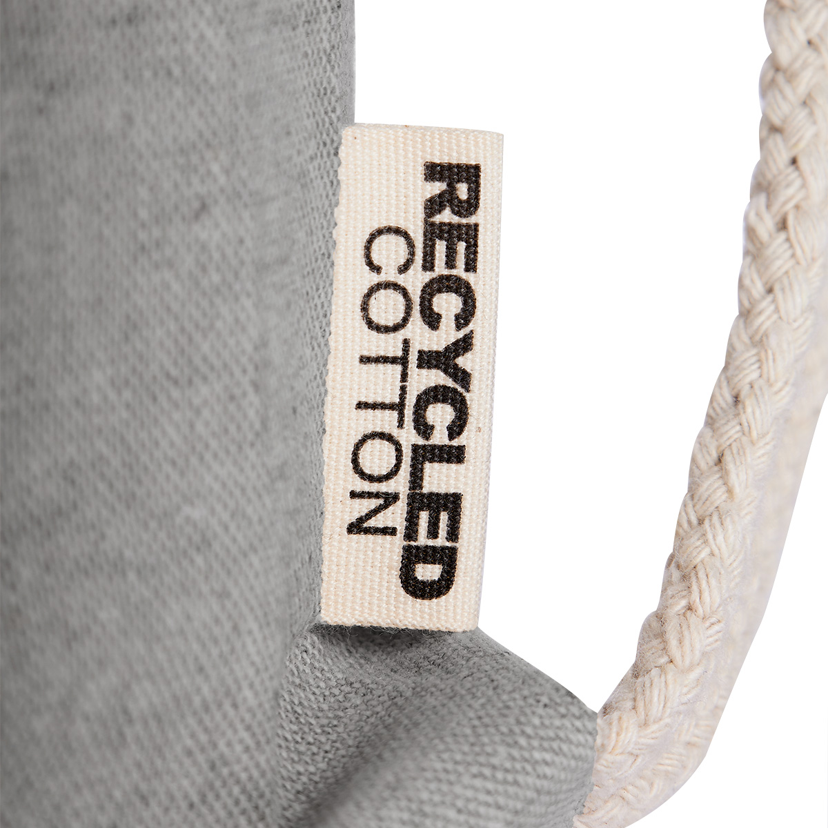 Bolsa-Mochila Ecológica de Algodón Reciclado con Tirantes de Cordón - Image 5