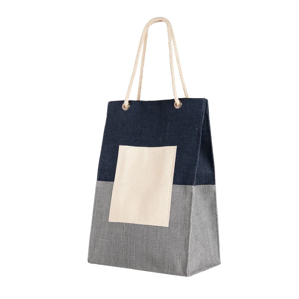 Bolsa de Yute Personalizada con Asas de Algodón - Promocional de Alta Calidad