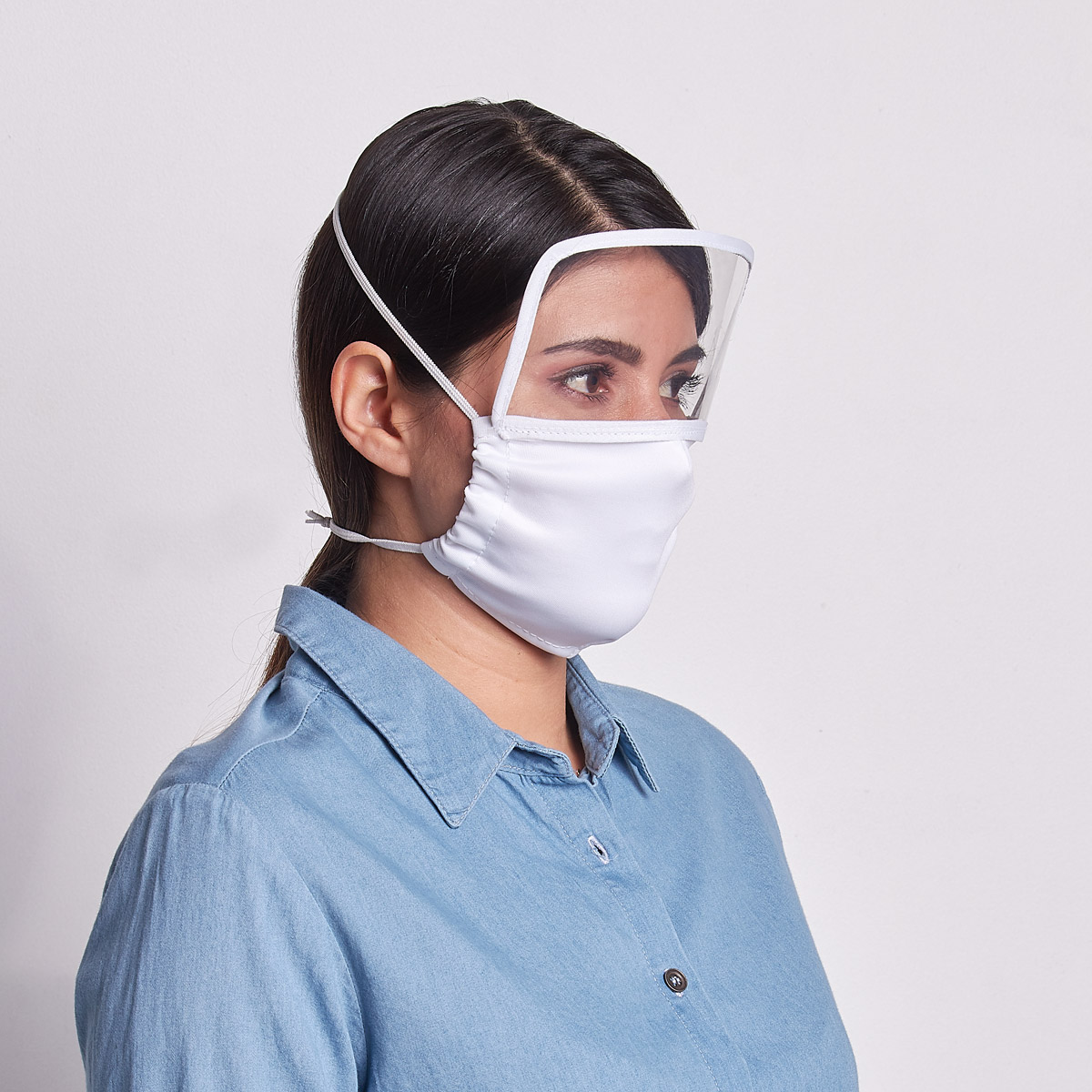 Careta Protectora PET con CubreBocas Integral - Seguridad y Comodidad - Image 4