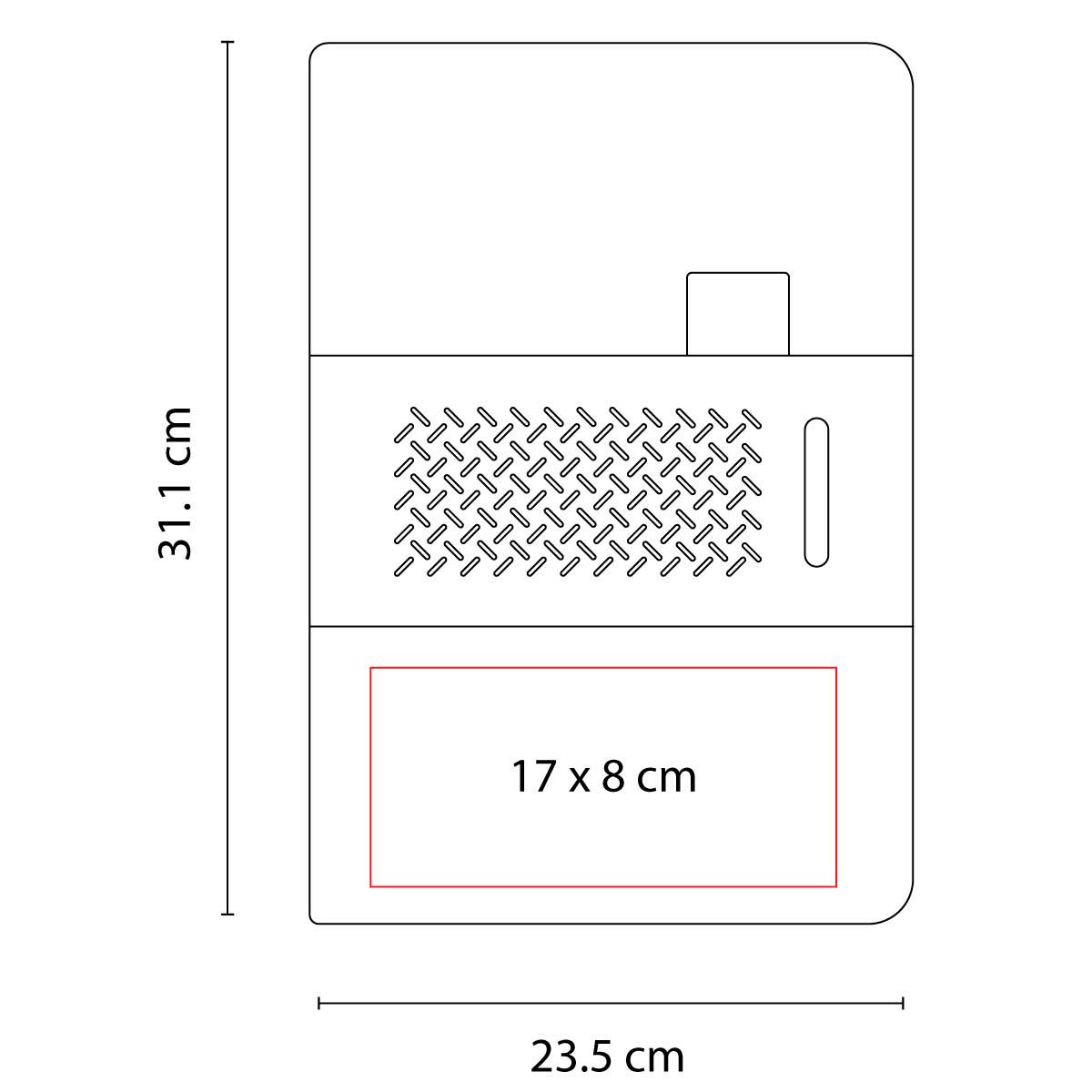 Carpeta ejecutiva de Curpiel con Grabado a Calor y Serigrafía - Image 4