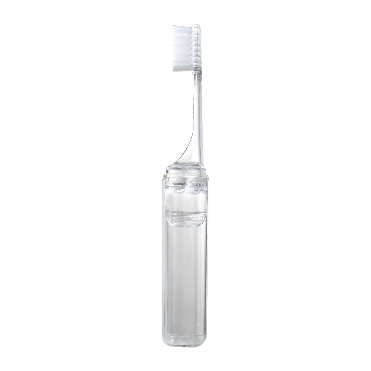 Cepillo de Dientes Portátil y Compacto para Aseo Personal - Colores Transparentes