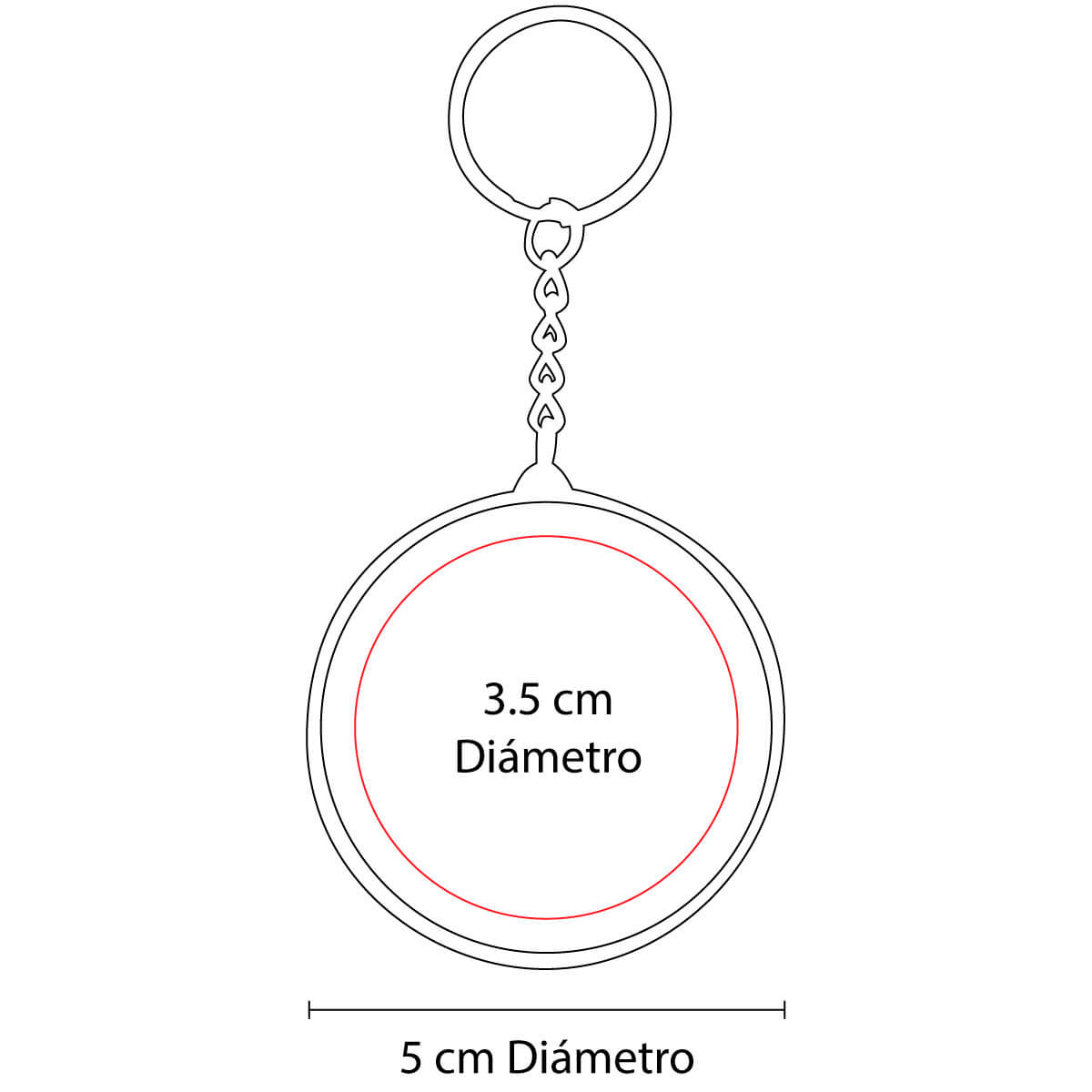 Conector de Cable Promocional para Dispositivos Electrónicos de 5 cm - Color Gris - Image 4