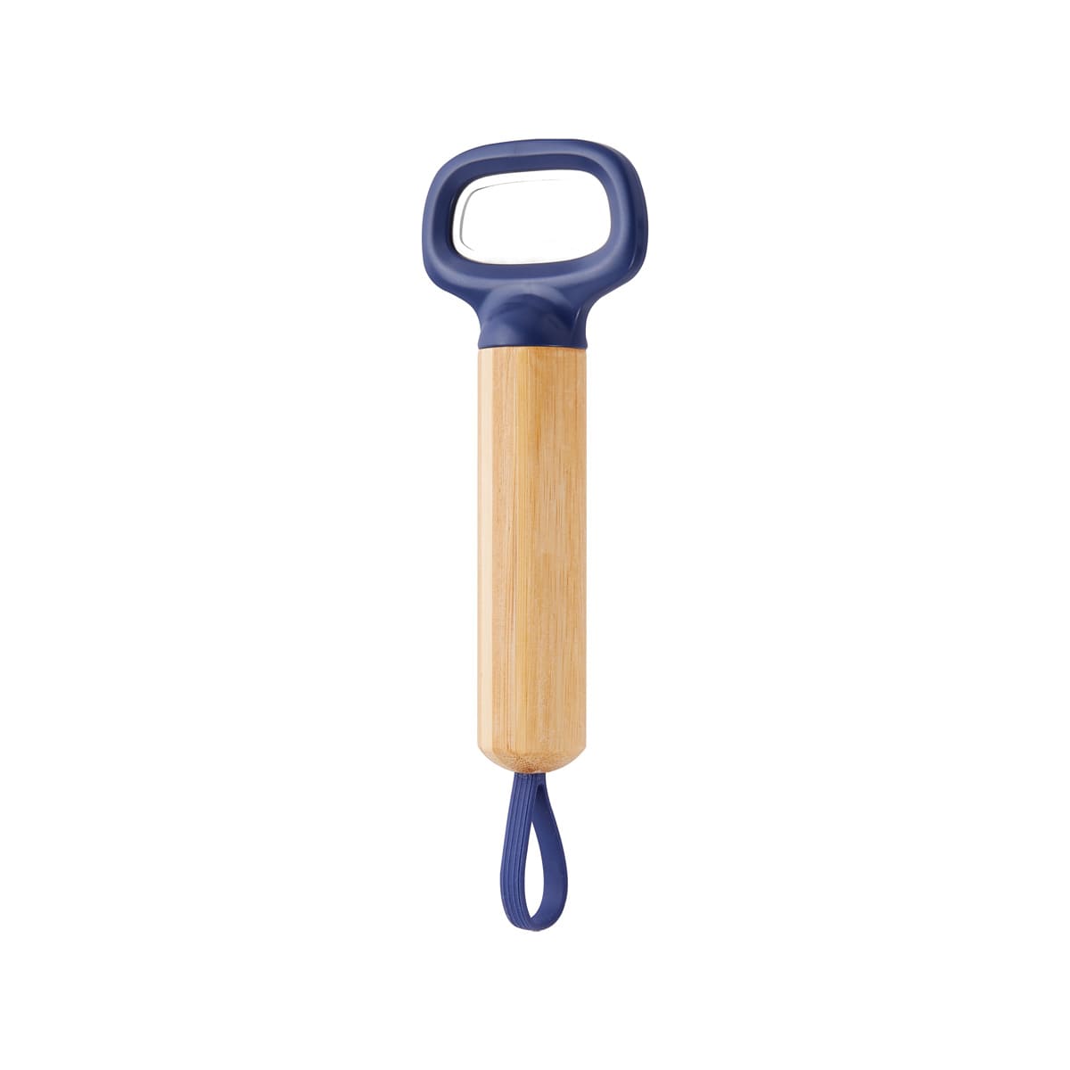 Destapador Ergonómico de Bambú y Acero Inoxidable con Asa de Silicón - Image 4