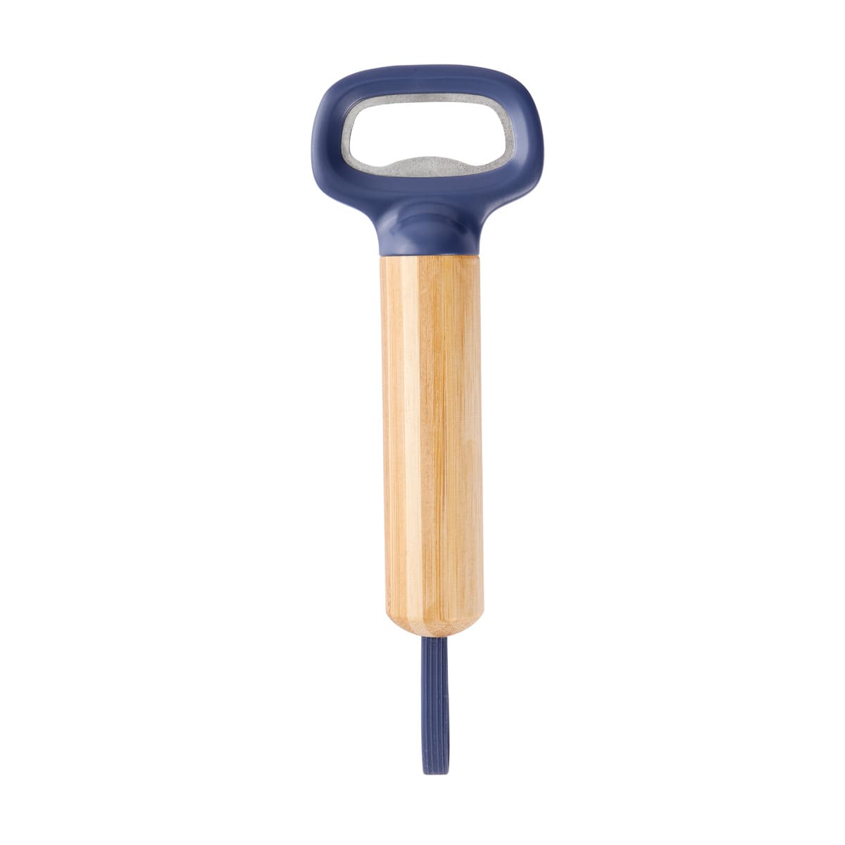 Destapador Ergonómico de Bambú y Acero Inoxidable con Asa de Silicón - Image 5