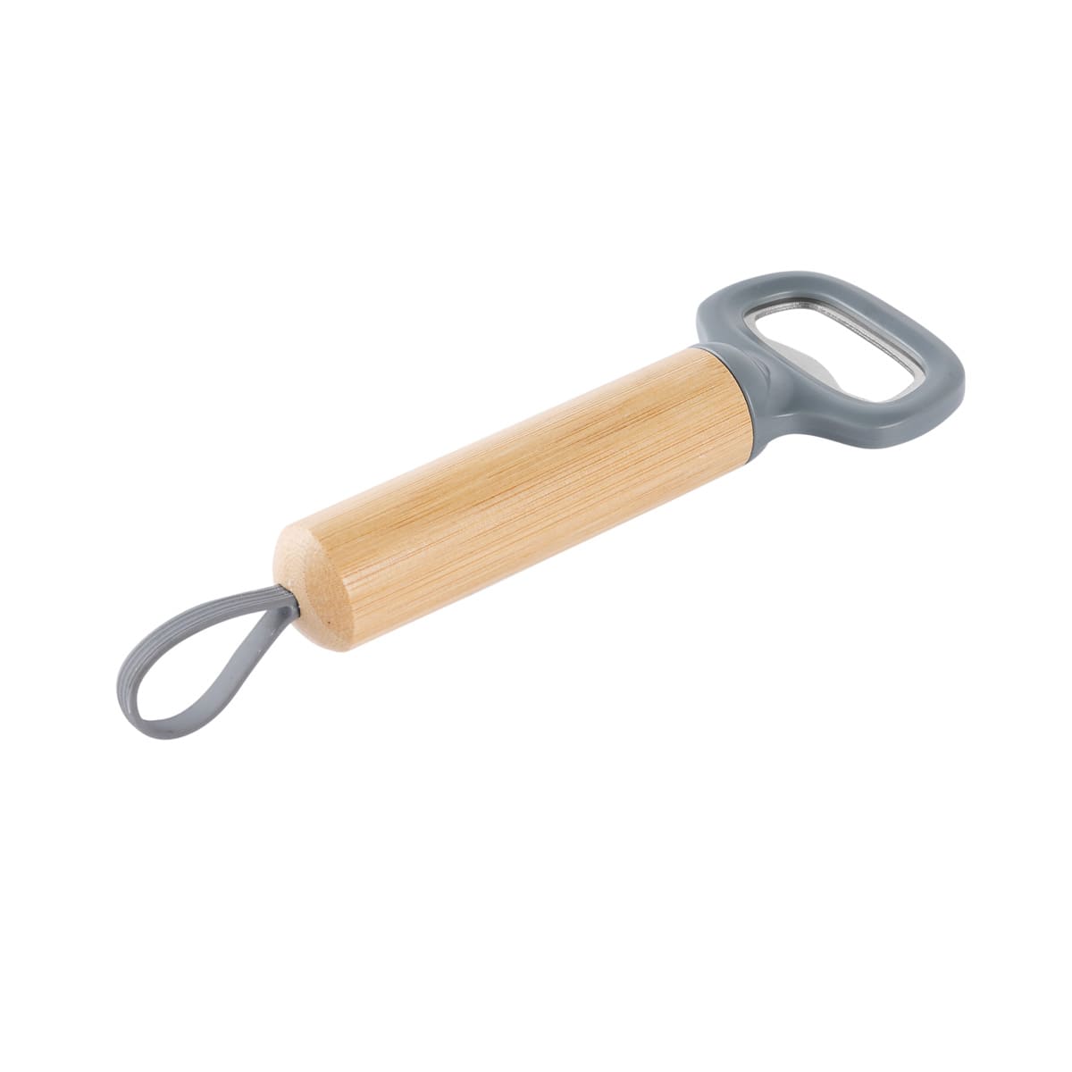 Destapador Ergonómico de Bambú y Acero Inoxidable con Asa de Silicón - Image 10