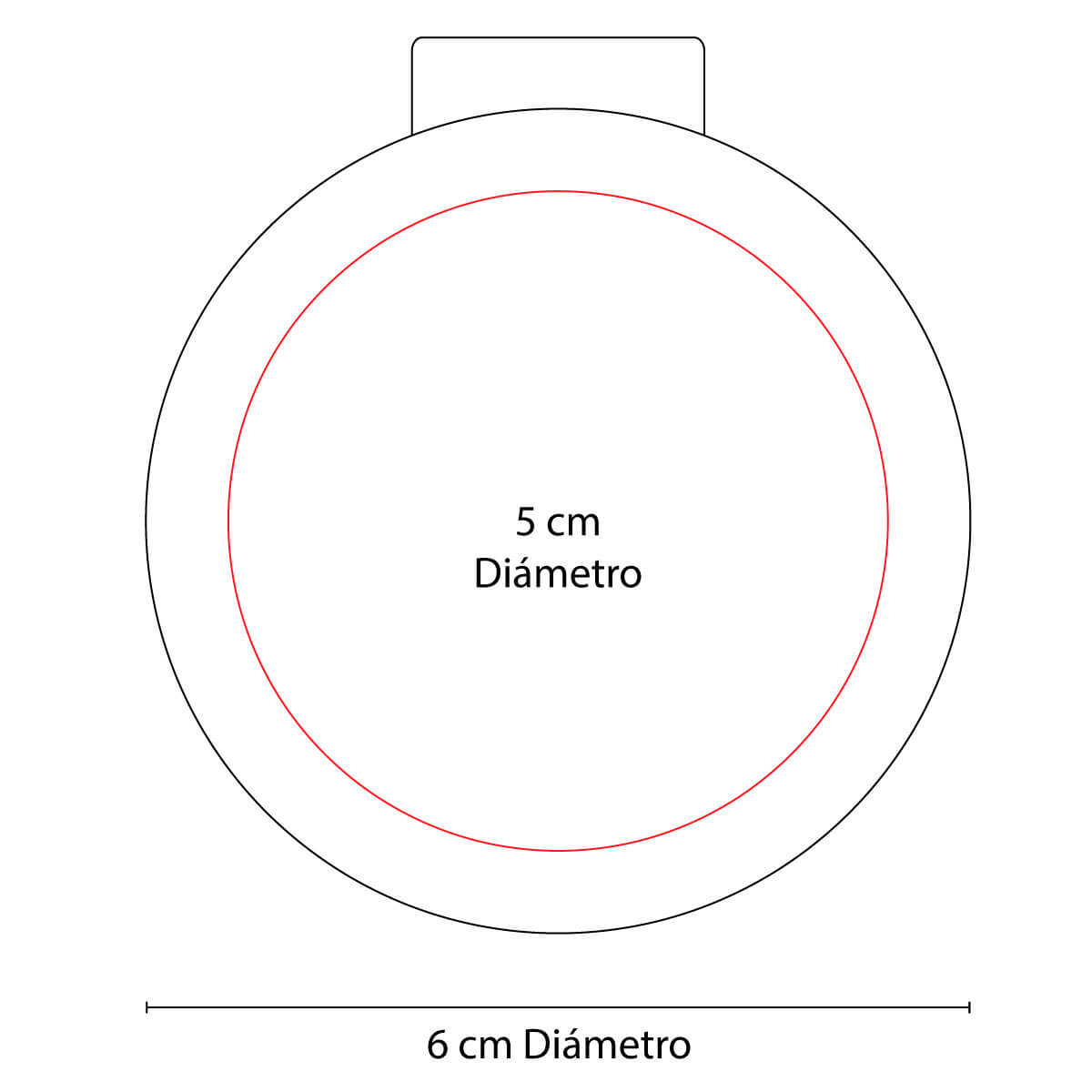 Espejo Circular de Bolsillo con Impresión Serigrafía Personalizada - Image 3