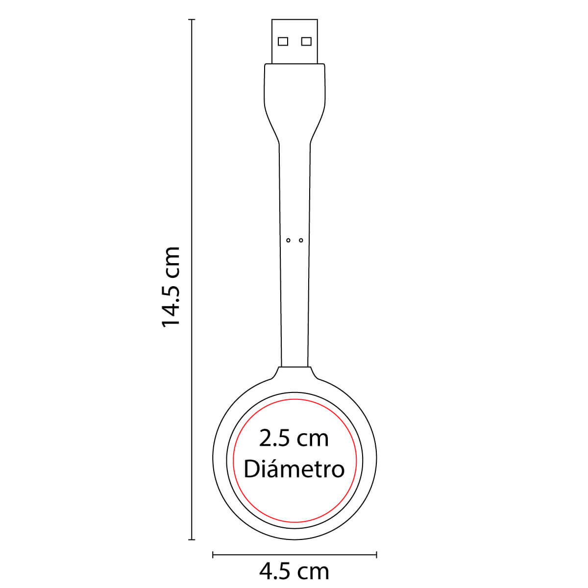 HUB USB de Plástico Blanco para Tecnología Promocional - Image 4