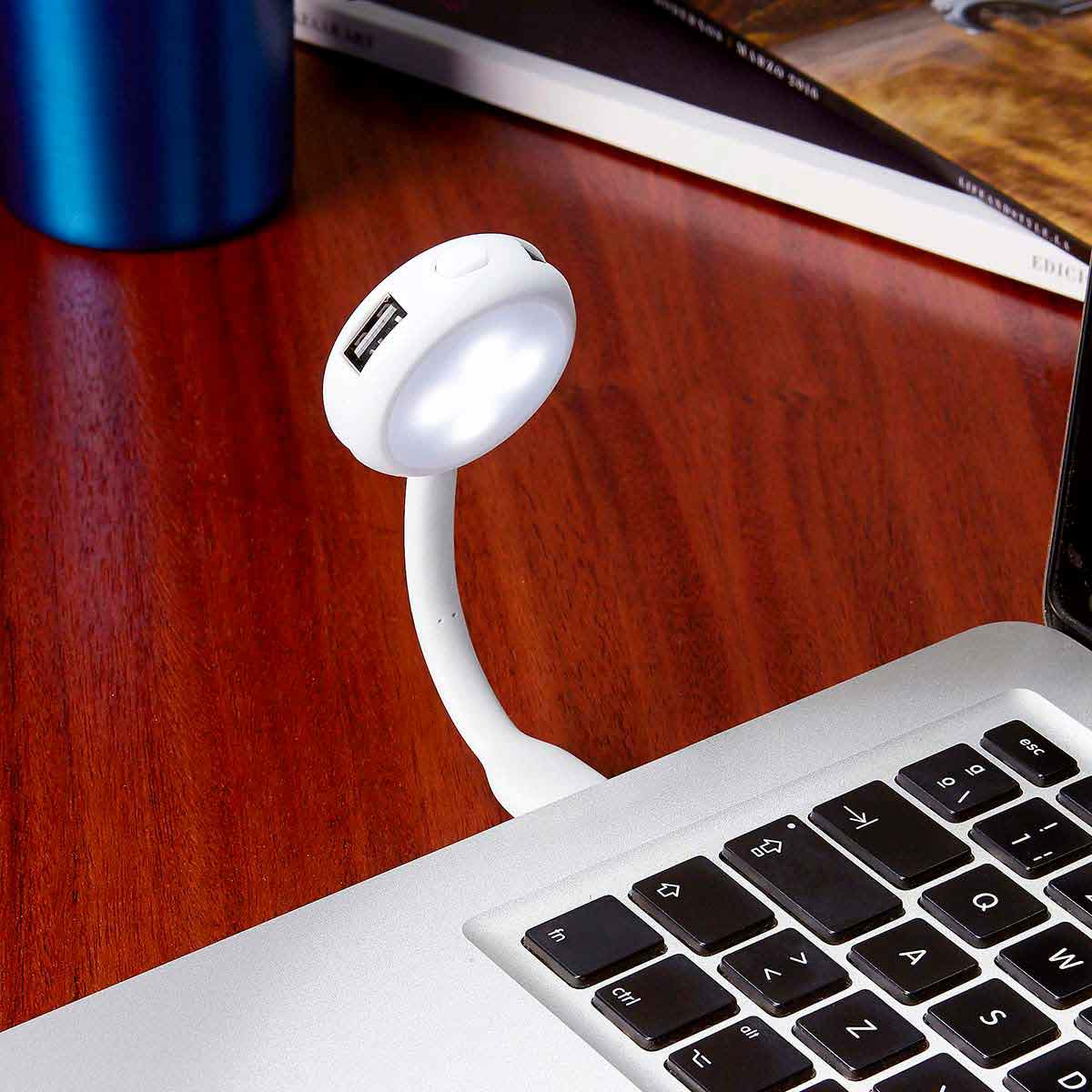 HUB USB de Plástico Blanco para Tecnología Promocional - Image 5