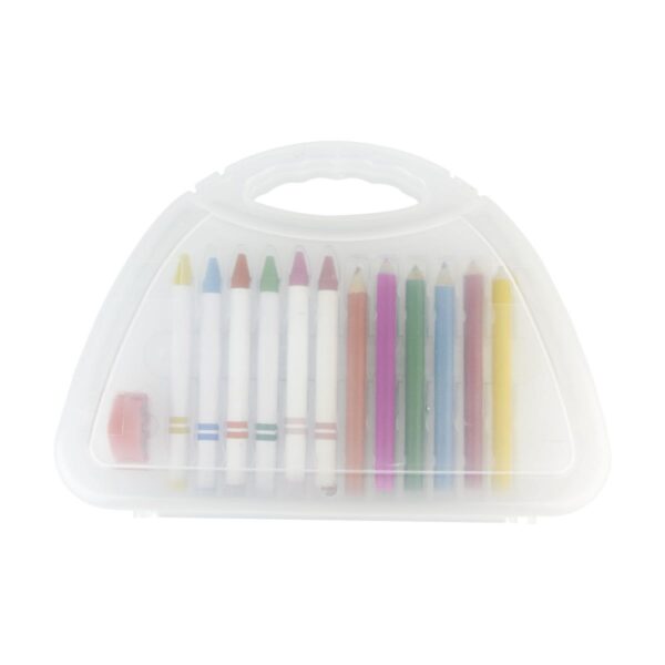 Kit Escolar Completo con Serigrafía y Colores - Transparente y Práctico