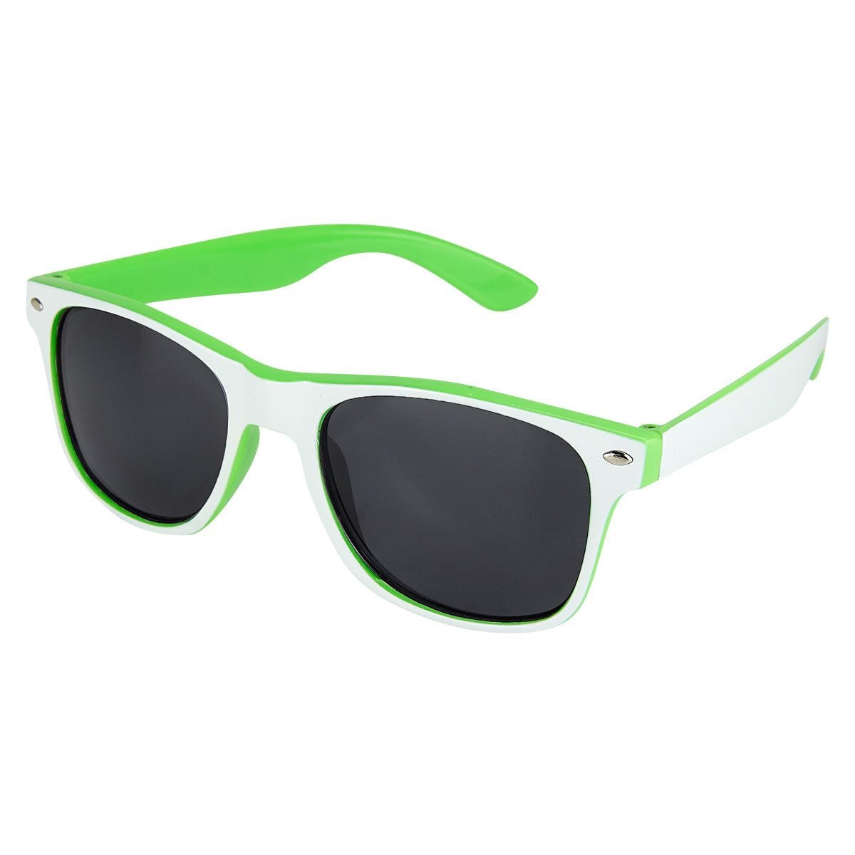 Lentes promocionales de plástico verde con tampografía - Perfectos para tus eventos - Image 2