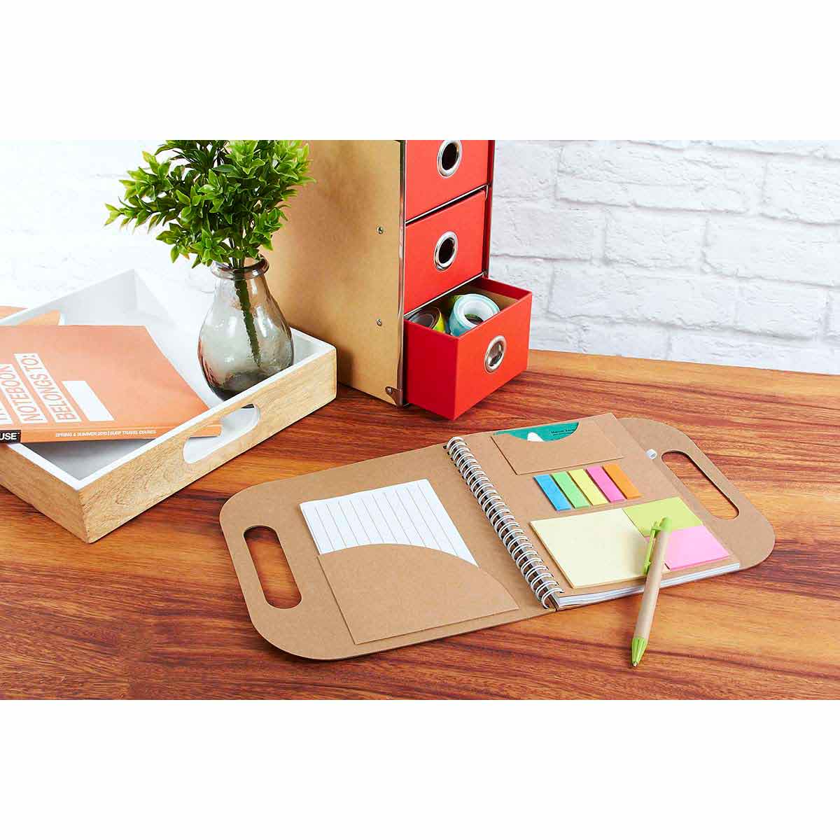 Libreta Ecológica de Cartón Reciclado con Impresión Serigrafía - Image 2