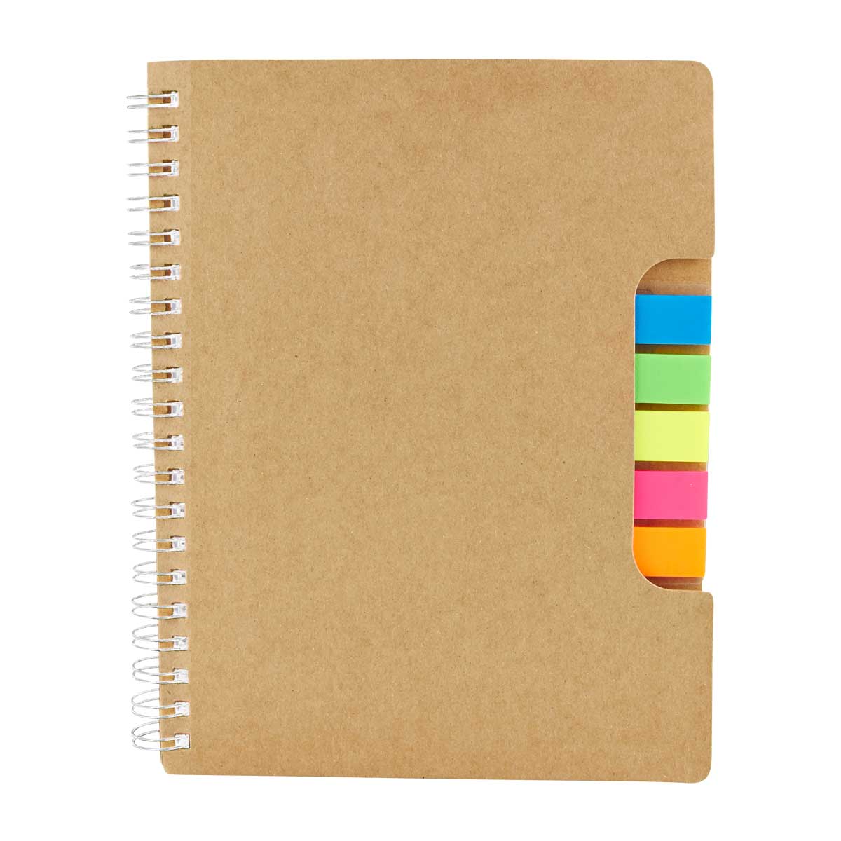 Libreta Ecológica de Cartón Beige Personalizable con Serigrafía