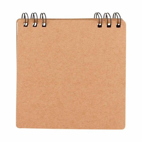 Libreta Ecológica Personalizada en Cartón Reciclado de 9.8 x 9.8 cm