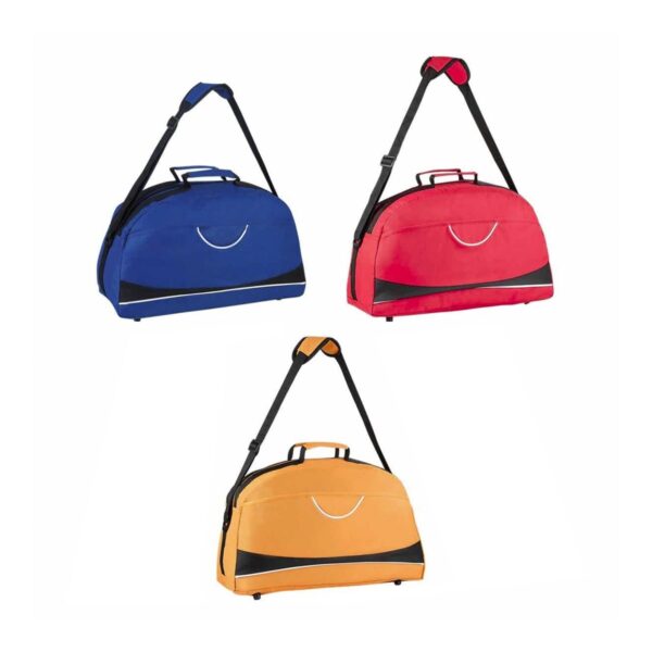 Maleta Deportiva Promocional de Nylon y Loneta con Serigrafía o Bordado