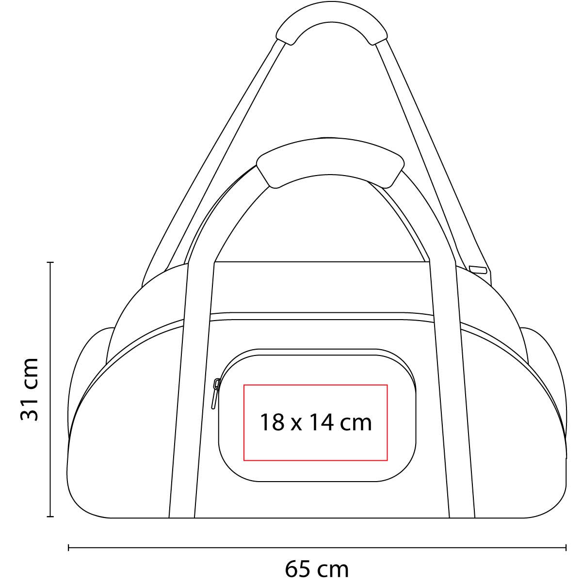 Maleta de Nylon Personalizable para Viajes - Ideal para Promociones - Image 2