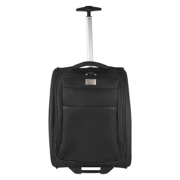 Maleta Trolley Promocional Personalizable en Serigrafía - Negra