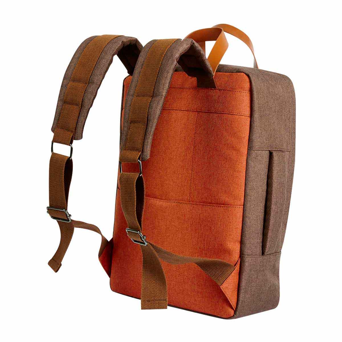 Mochila de Poliester Personalizable en Café - Ideal para Promociones - Image 3