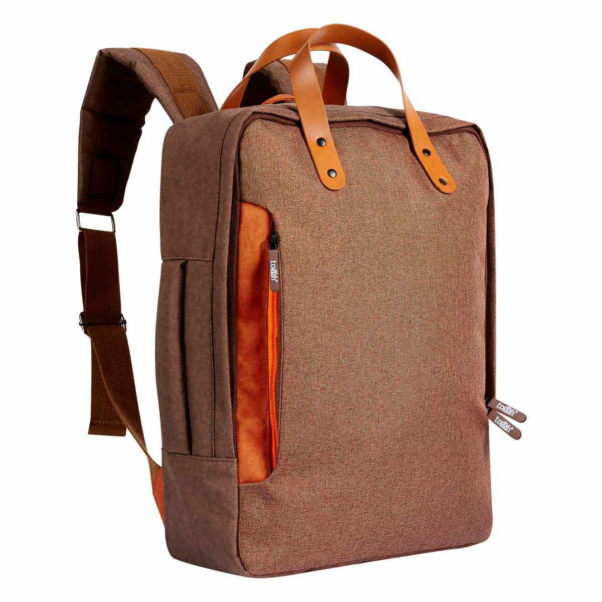 Mochila de Poliester Personalizable en Café - Ideal para Promociones