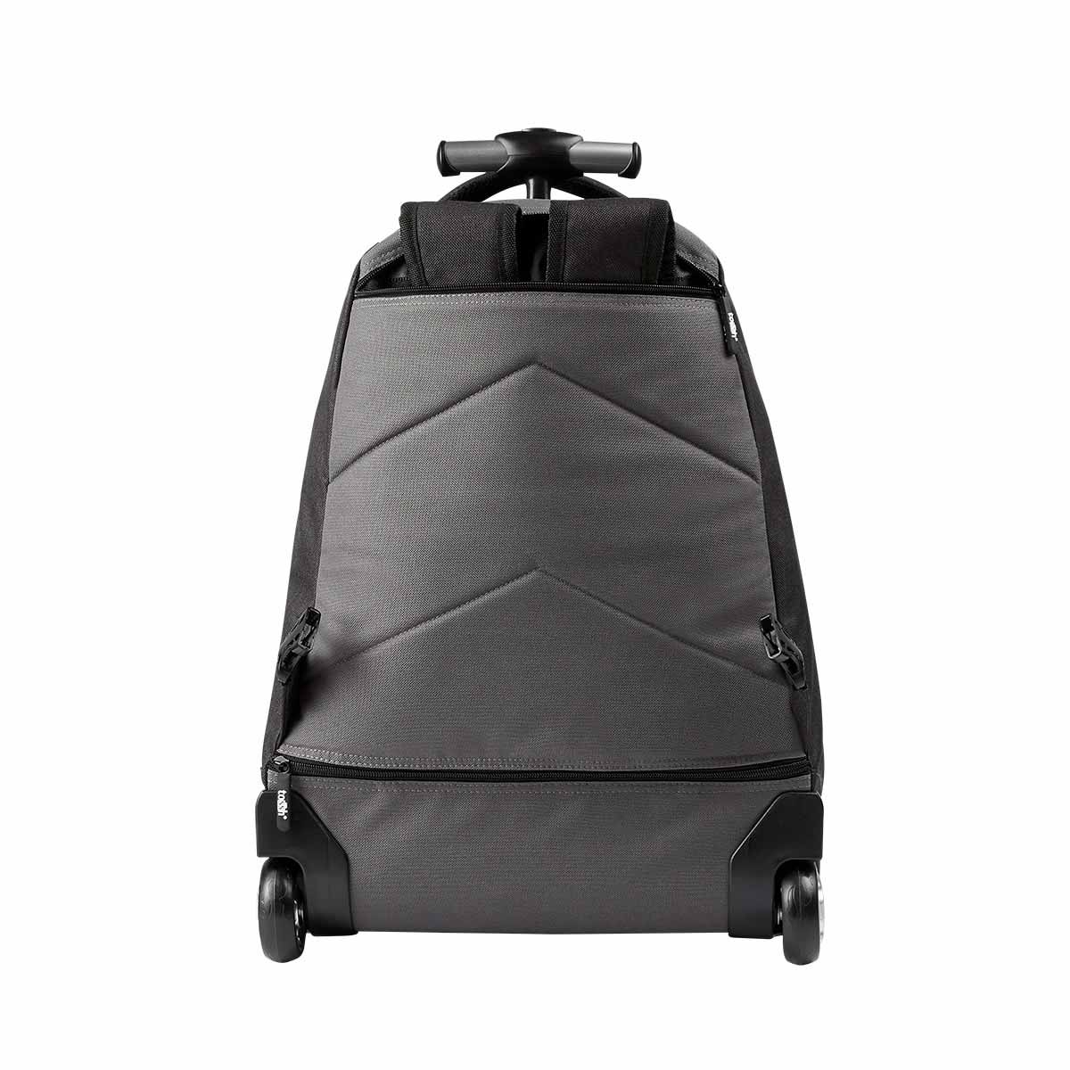 Mochila con Ruedas para Viaje - Práctica y Elegante en Poliéster Negro - Image 5