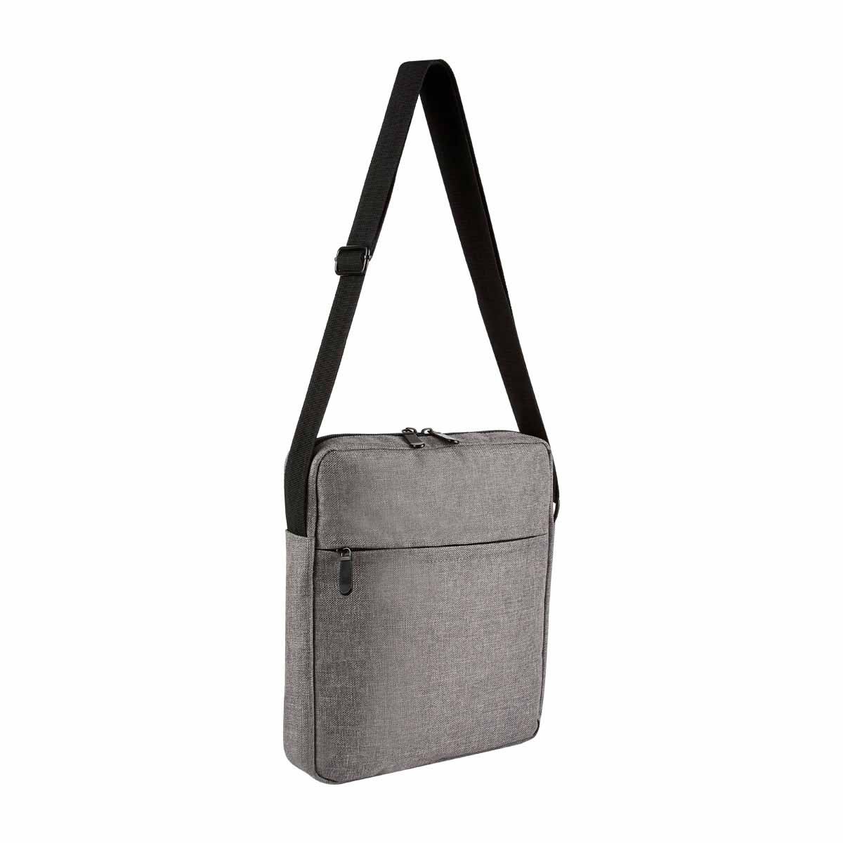 Mochila de Viaje de Poliéster Gris con Impresión Serigrafía - Image 2