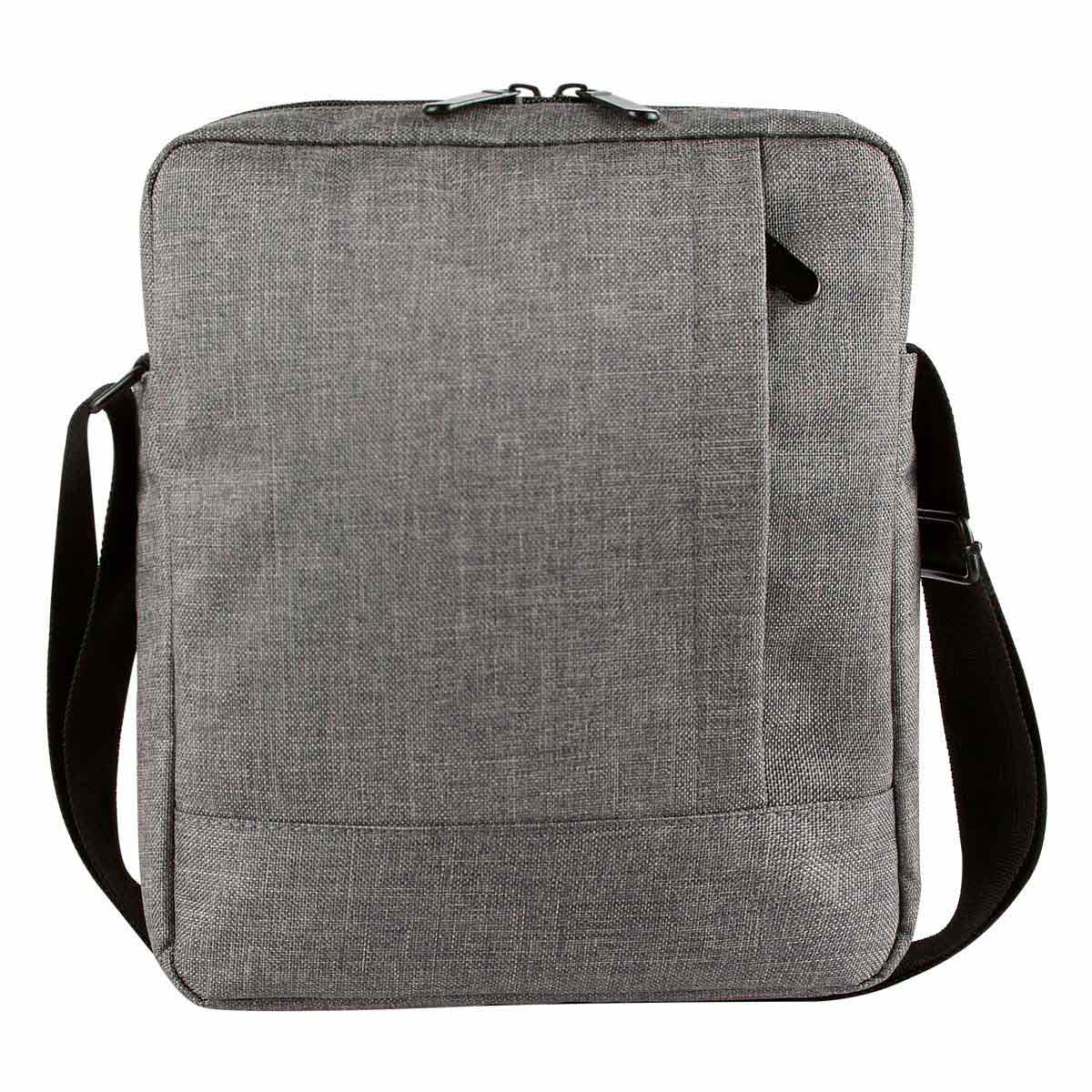 Mochila de Viaje de Poliéster Gris con Impresión Serigrafía