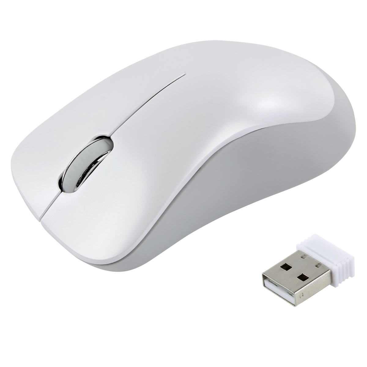Mouse Inalámbrico Personalizable Tamaño Compacto Blanco para Regalos Promocionales