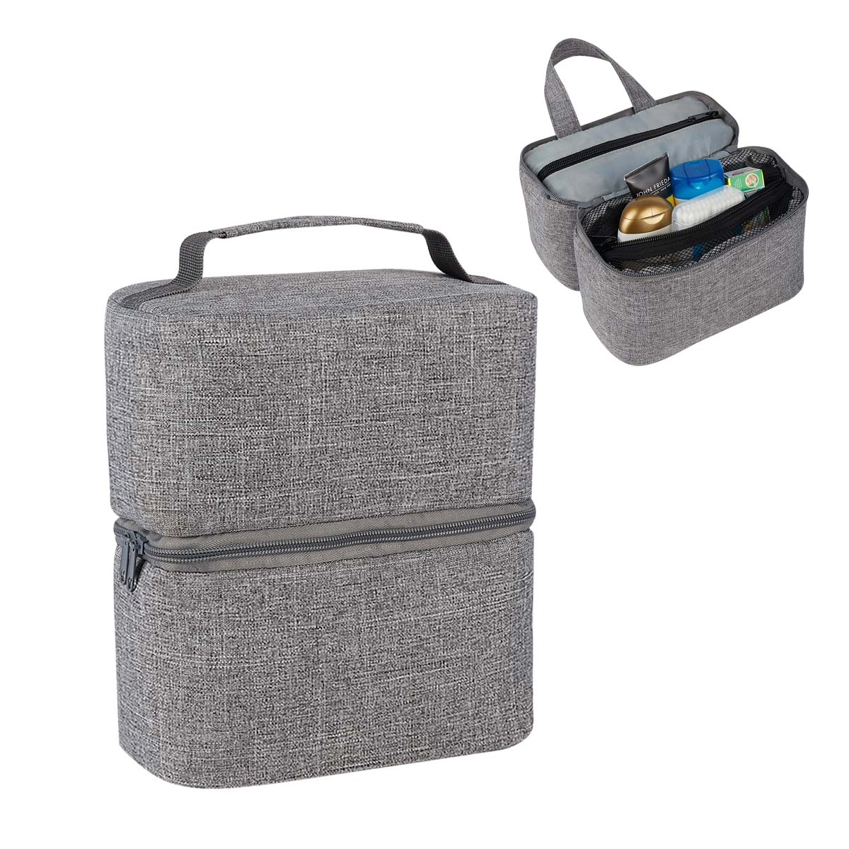 Organizador de Viaje con Bolsas y Compartimentos Internos, Ideal para Serigrafía