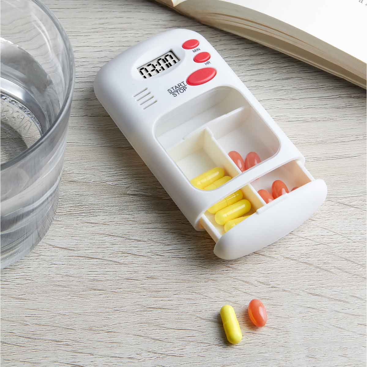 Pastillero con Alarma y Compartimentos, Ideal para tu Rutina Diaria - Image 3