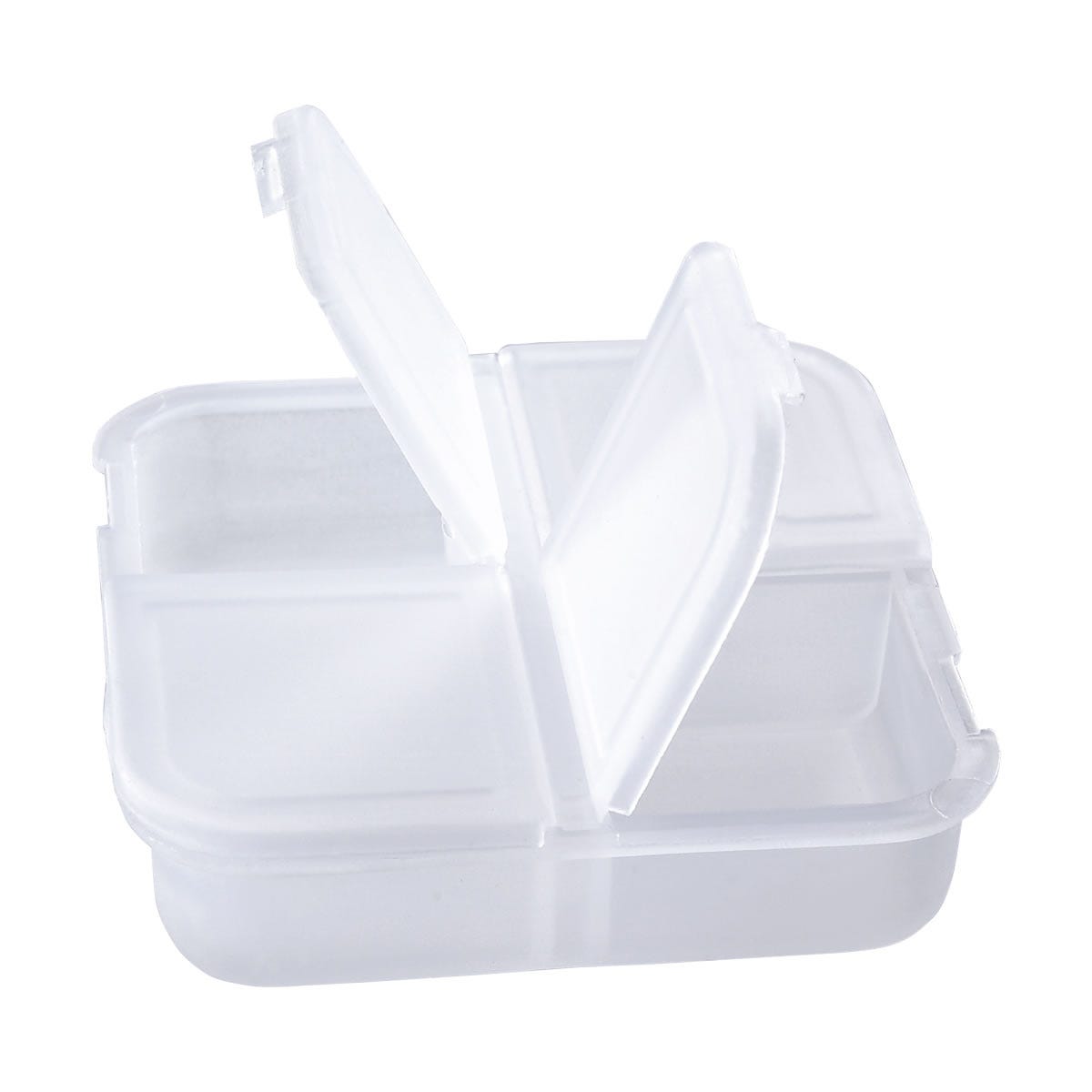 Pastillero Promocional de Plástico con 4 Compartimentos