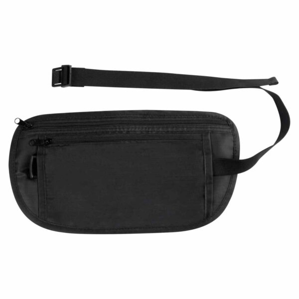 Porta Documentos de Viaje Personalizado en Poliéster Negro