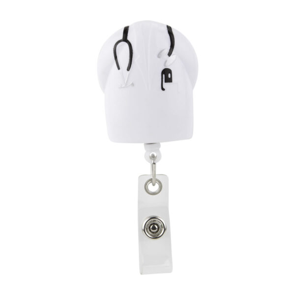 Elegante Porta Gafetes para Médicos con Impresión Personalizada