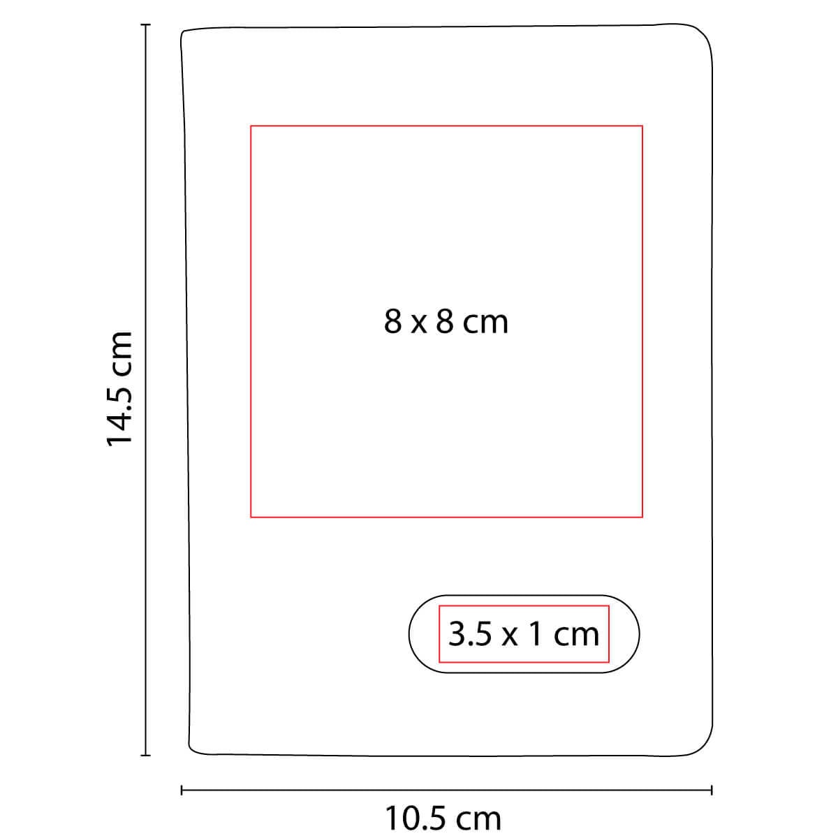 Elegante Porta Pasaporte de Poliéster en Gris con Impresión Personalizable - Image 3