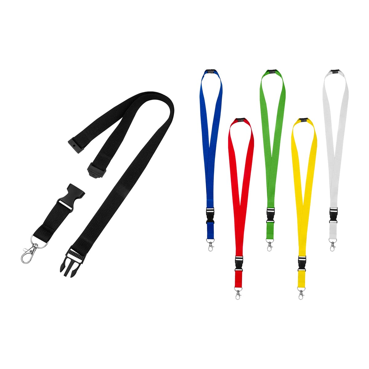 Portagafete Personalizable con Broche de Seguridad y Clip Desmontable