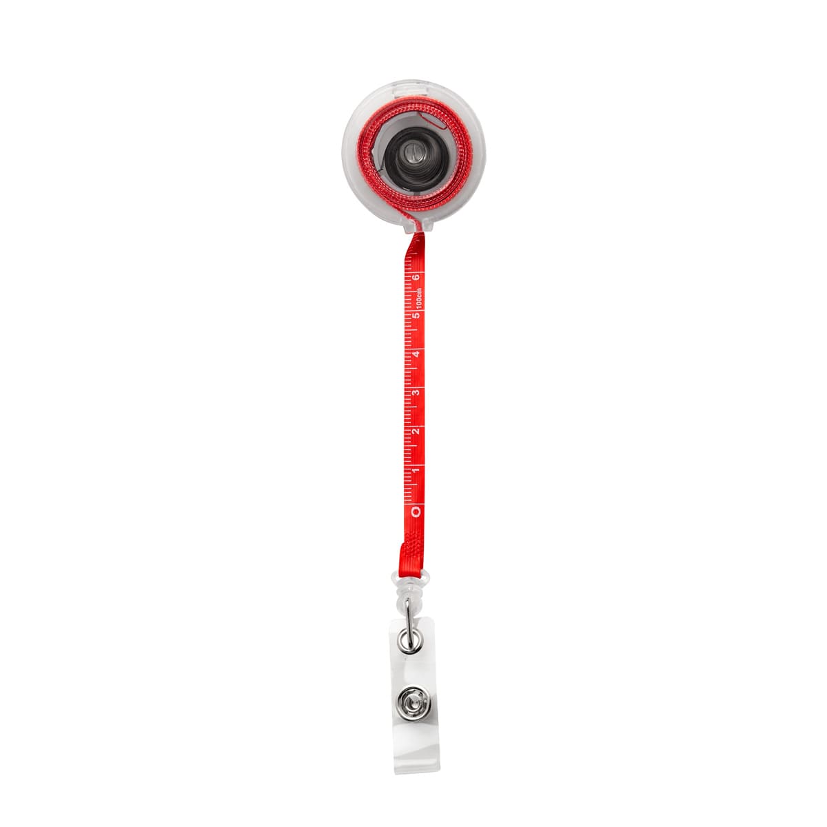 Portagafete Retráctil con Flexómetro de 100 cm para Medir y Sujetar - Image 15