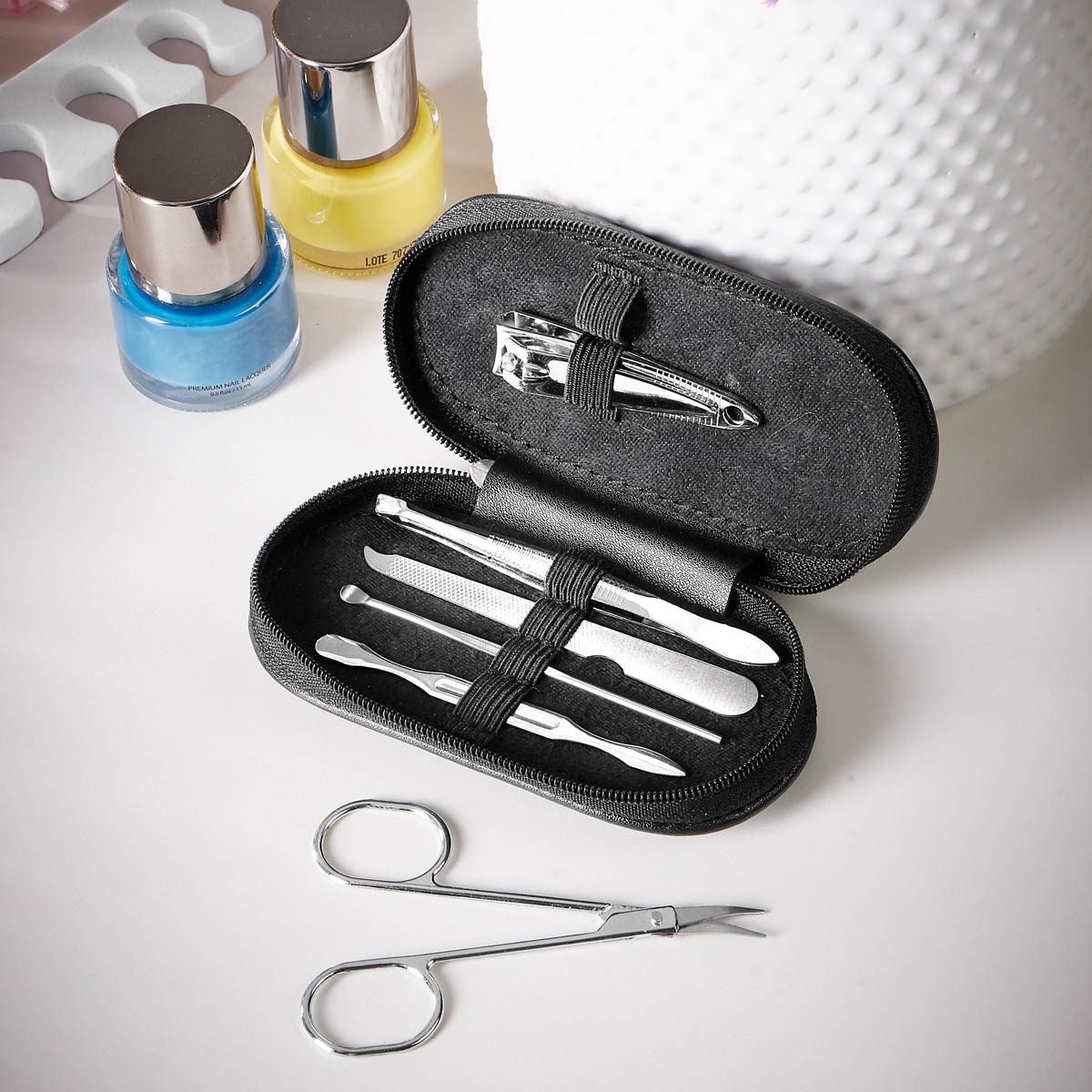 Set de Manicura Promocional con 6 Accesorios en Curpiel de Alta Calidad - Image 10