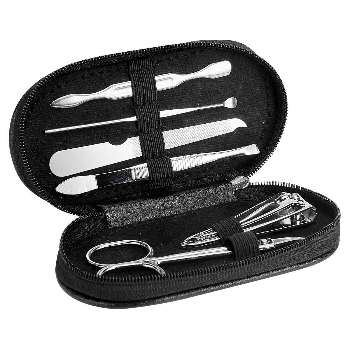 Set de Manicura Promocional con 6 Accesorios en Curpiel de Alta Calidad