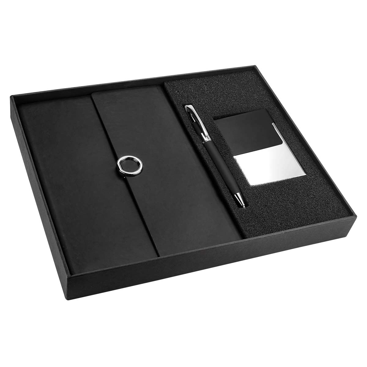 Elegante Set de Oficina Personalizado con Libreta, Bolígrafo y Tarjetero - Image 2