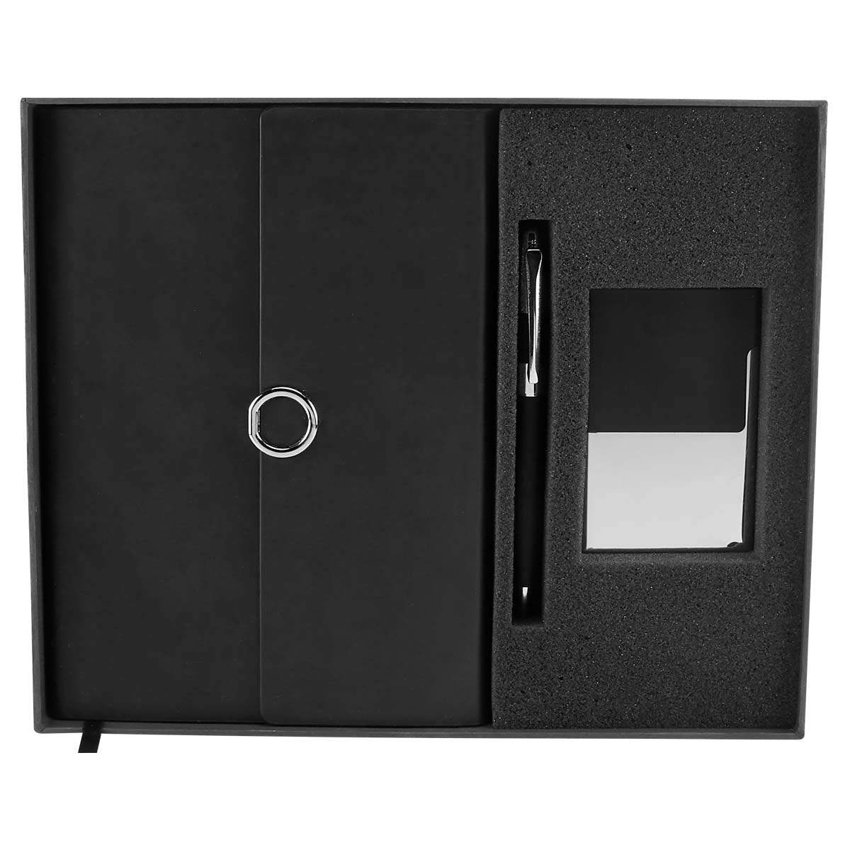 Elegante Set de Oficina Personalizado con Libreta, Bolígrafo y Tarjetero