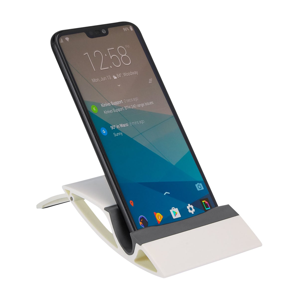 Soporte Versátil para Smartphone y Tablet en Blanco Ideal para Promocionales - Image 2