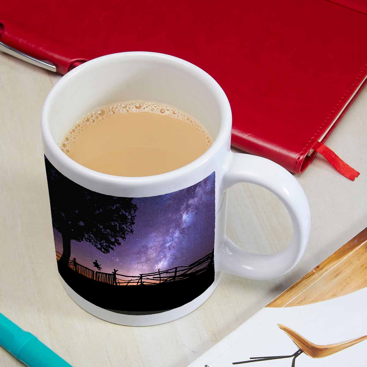 Taza de Cerámica Blanca para Sublimación - Personalizable y de Alta Calidad - Image 2