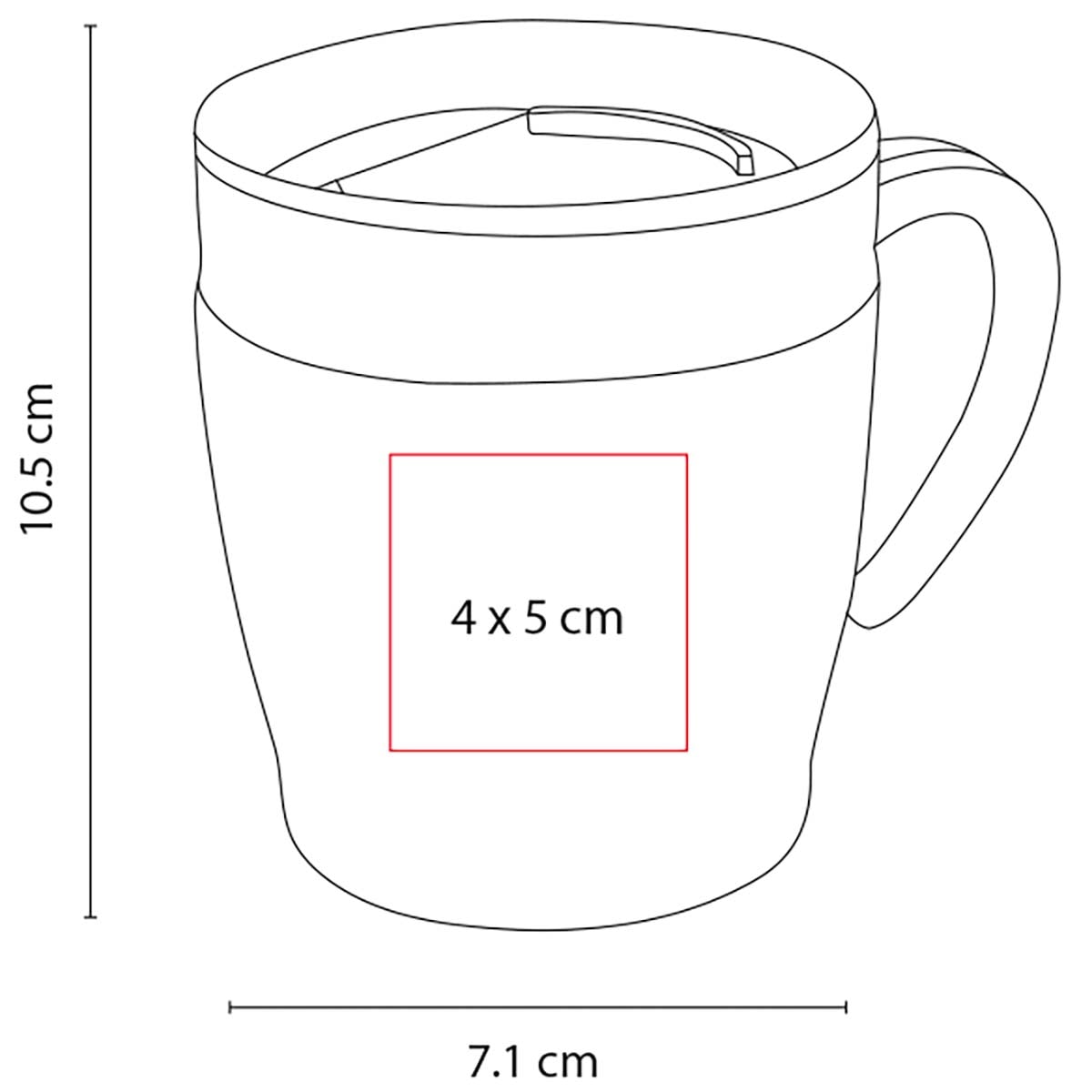 Taza Promocional de Acero Inoxidable con Doble Pared y Grabado Láser - Image 3