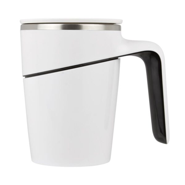 Taza Promocional Personalizable de Plástico y Acero Inoxidable - Ideal para Empresas