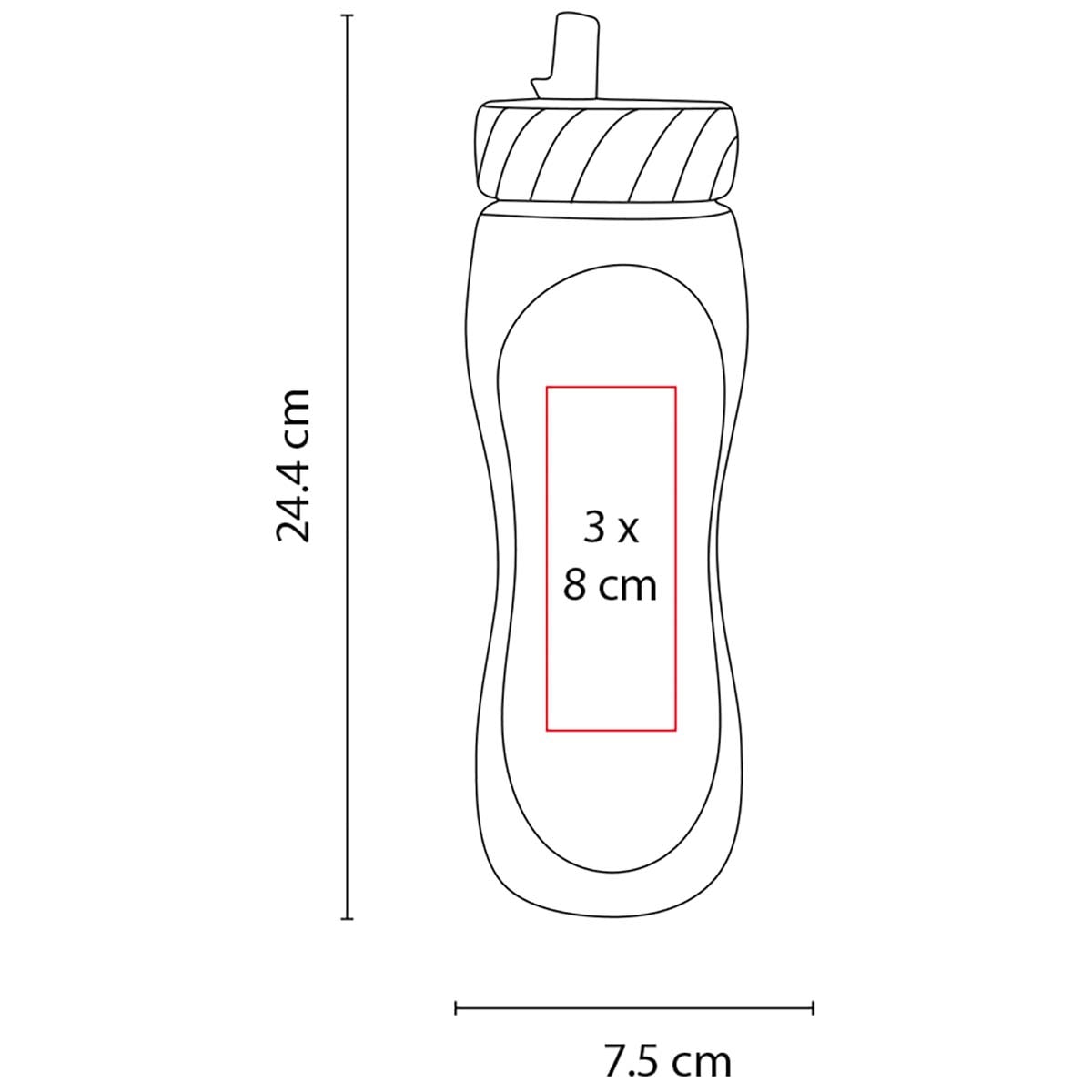 Termo Acero Inoxidable Personalizable con Válvula de Seguridad y Popote 600ml - Image 4